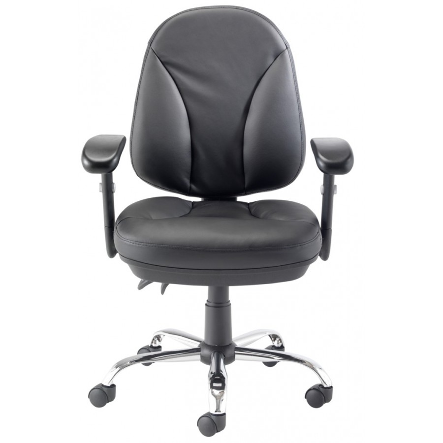 Puma Leather Operator Office Chair  